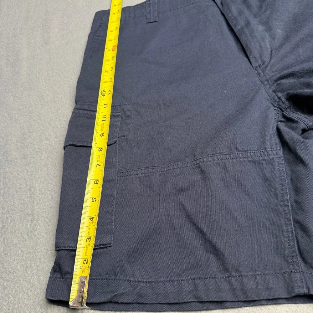 Polo Ralph Lauren Mens Navy Blue Cotton Twill Cargo Shorts Multi Pocket 38